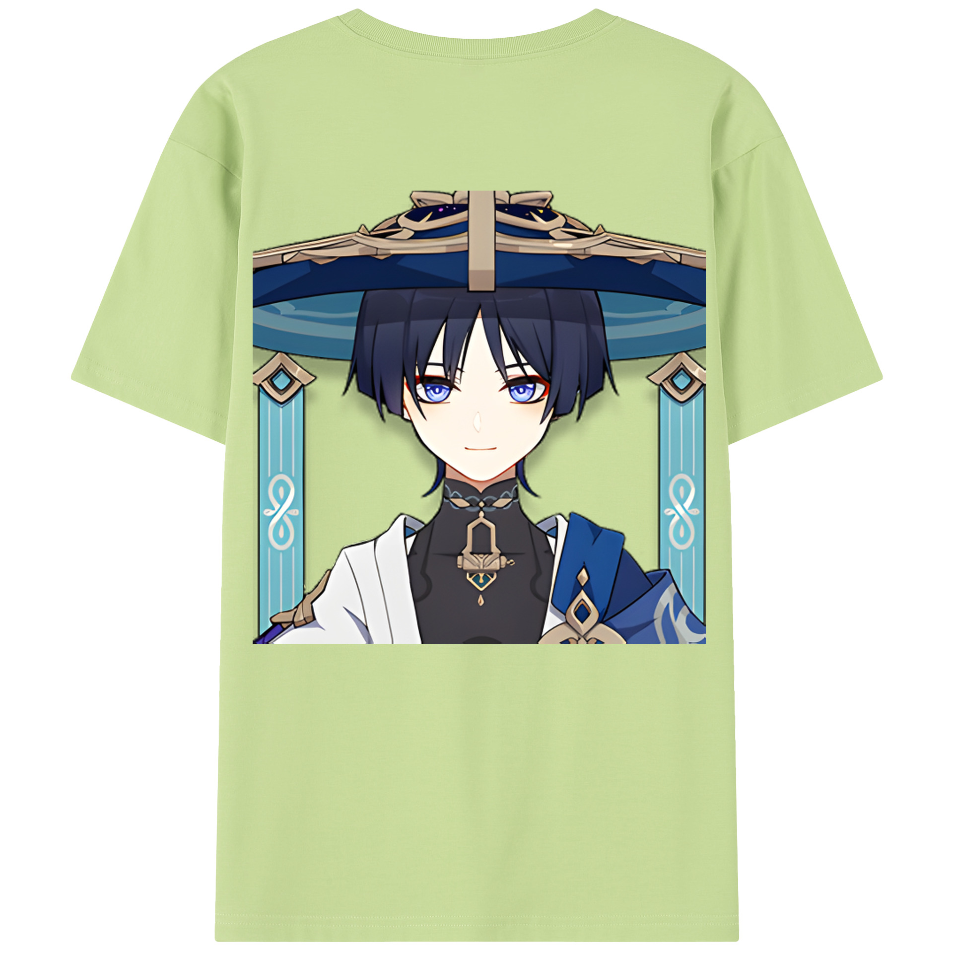 げんし神 さんペい genshin Sanpei 綿100％半袖Tシャツ（背面プリント）